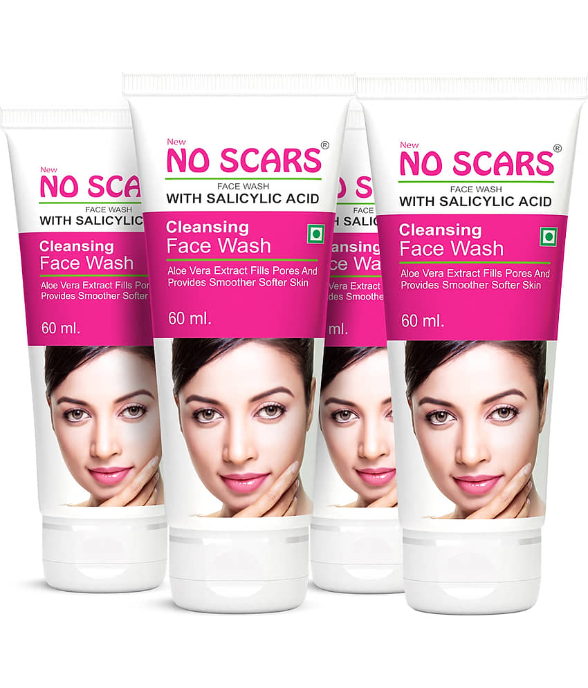 No Scars - Hydrating Face Wash For All Skin Type ( Pack of 4 )