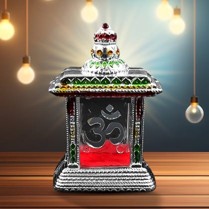 Adhesive Small Om Temple, Car Dashboard Temple (1 Pc)