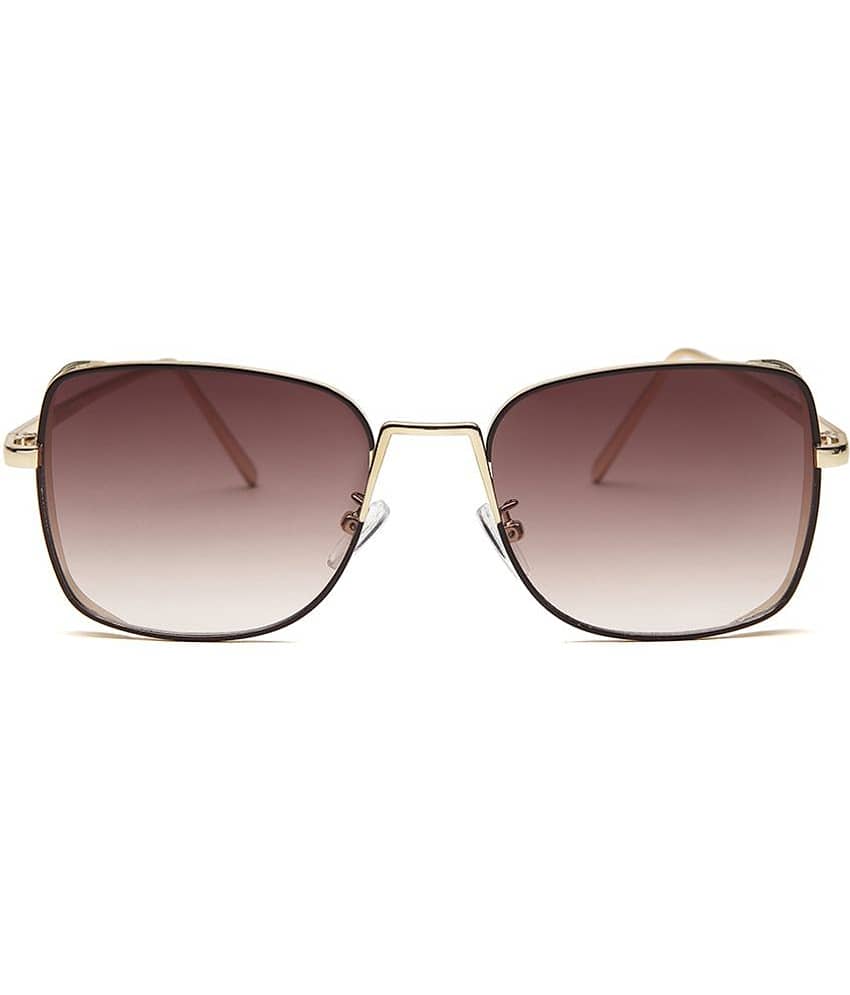YourSpex - Brown Square Sunglasses Pack of 1