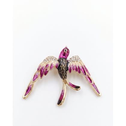 Brooch Enamelled Bird Brooch Enamelled Bird