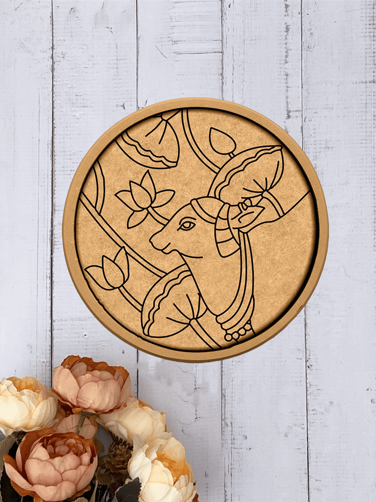 Dbeautify's Pichwai Cow Wall Plate