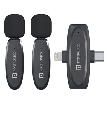 VlogMate Type C & 8 Pin Receiver | Noise Cancellation| Plug & Play Technology | 30M Reception