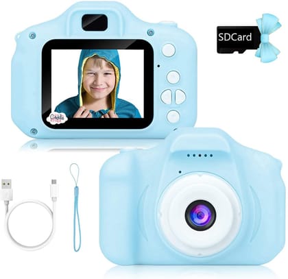CADDLE & TOES Kids Digital Camera for Boys Girls,20MP 1080P Digital Video Camera for Kids,Christmas Birthday Gift for Boys Age 4+ (Blue Plus SDCard) CADDLE & TOES Kids Digital Camera for Boys Girls,20MP 1080P Digital Video Camera for Kids,Christmas Birth