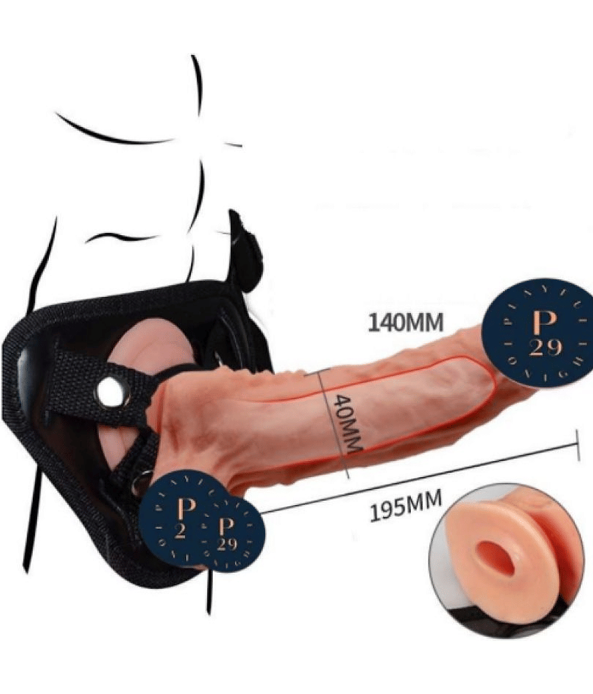 MARS REALISTIC FLEXIBLE STRAP ON DILDO SUPERIOR QUALITY DOUBLE LAYER HIGH GRADE SILICONE