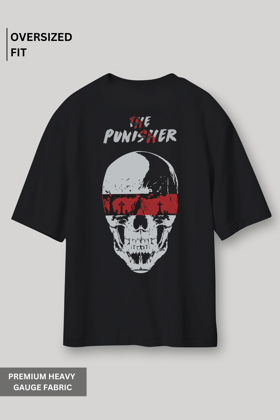 The Punisher- Oversized T-Shirt-XS