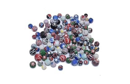 Chevron Glass  beads, 6-layer glass chevron beads, Venetian chevron, trade bead Venetian, African trade bead, vintage Murano glass beads , BWSRON-062-Per Packet of 330 Pieces (100 Gram) / Irregua