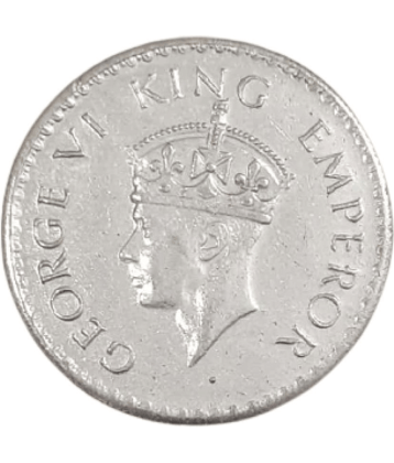 1939 George Six British India One Rupees Coin