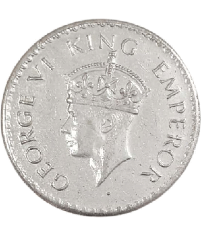 1939 George Six British India One Rupees Coin