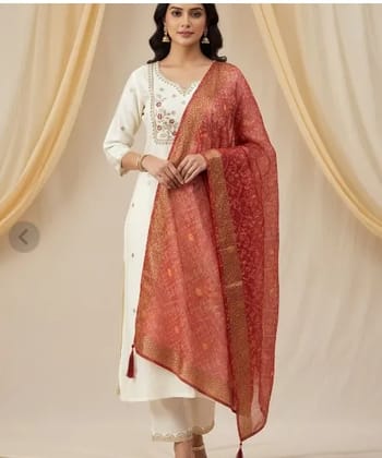 Launching New Designers Kurti Pent Dupatta Set