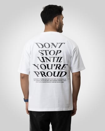 Hustling graphic Unisex oversized T-shirt-S