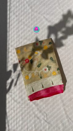Zari Kota Silk Saree with Muniya Border