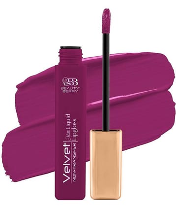 Beauty Berry Velvet Non Transfer Liquid Lipstick for Women 5ml, Barbie Pink (Shade - 04)