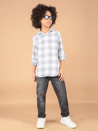 Grey Jeans-7-8Y / Grey
