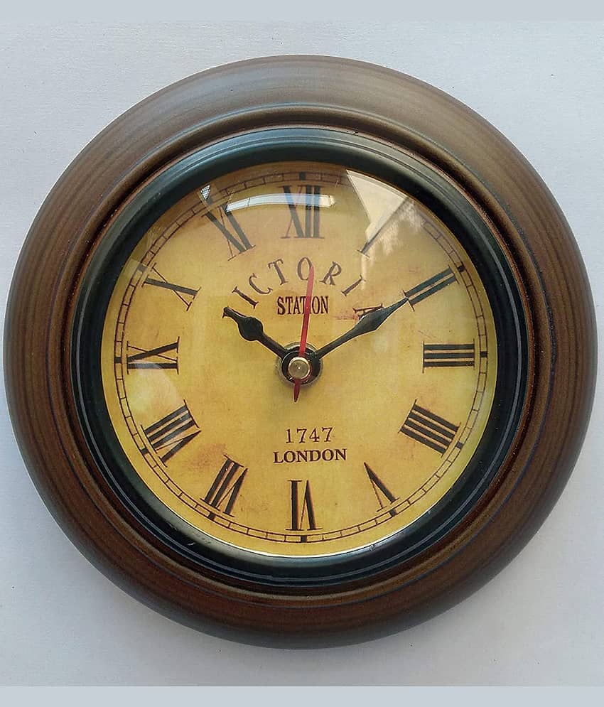 ANTIQUE NAUTICAL CREATIONS Circular Analog Wall Clock