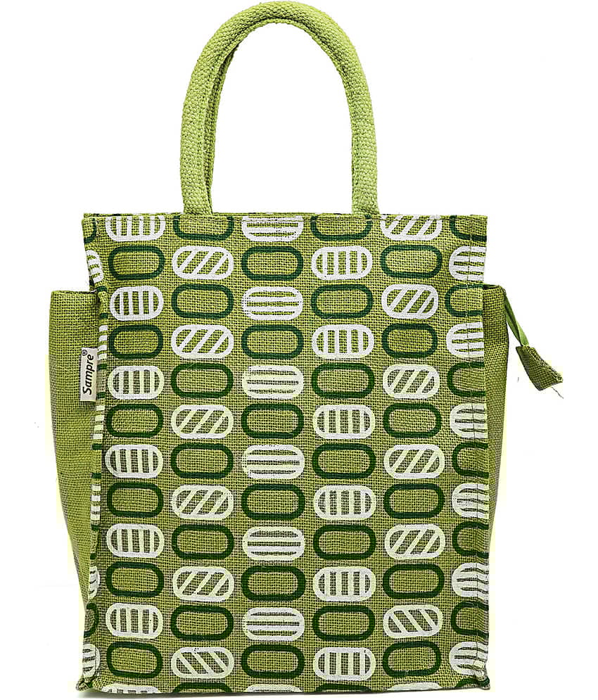 ENSAC Handheld Jute Set of 1 ( Green )