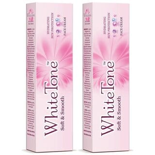 White Tone Soft  Smooth Face Cream - 25gm (Pack Of 2)