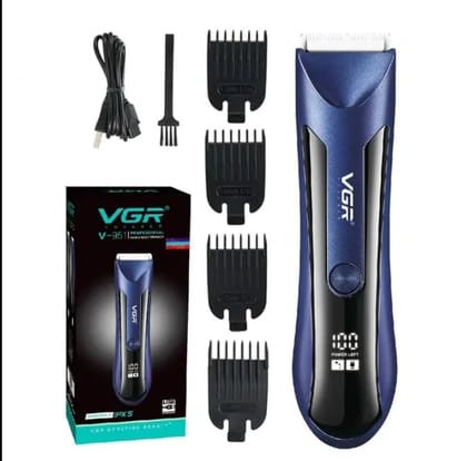 VGR V-951 Waterproof Body Hair Trimmer For Men, Black