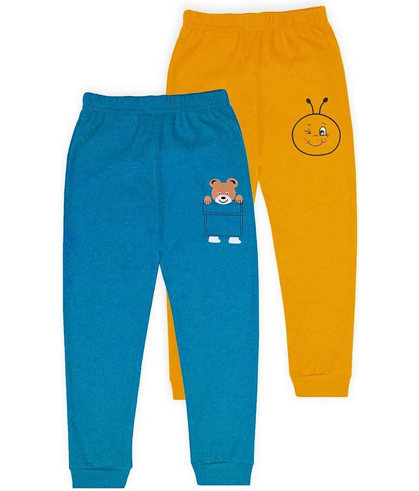 J&JP Pack of 2 Boys Cotton Blend Trackpant ( Multicolor )