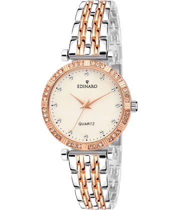 EDINARO - Multicolor Stainless Steel Analog Womens Watch