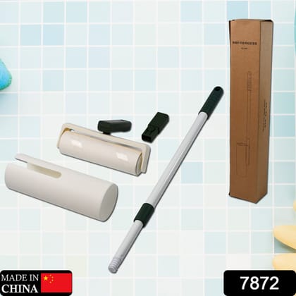 Washable Reusable Lint Roller with Extendable Handle for Carpet, Floor, and Sofa.