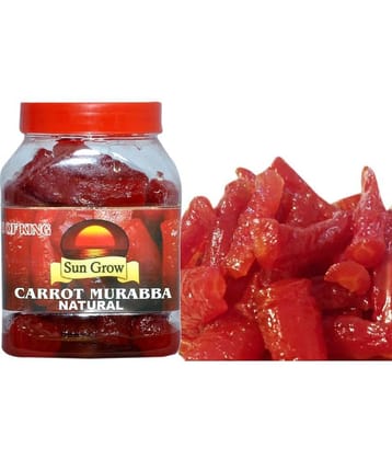 Sun Grow NATURAL Home Made, Hand Made Organic Carrot Murabba, Palm Good for Blood Circulation Pickle 1 kg