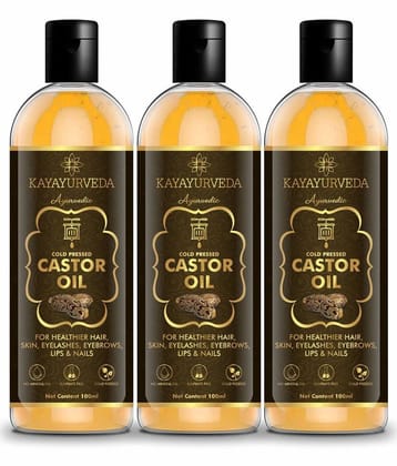 KAYAYURVEDA - Anti Hair Fall Castor Oil 300 ml ( Pack of 3 )