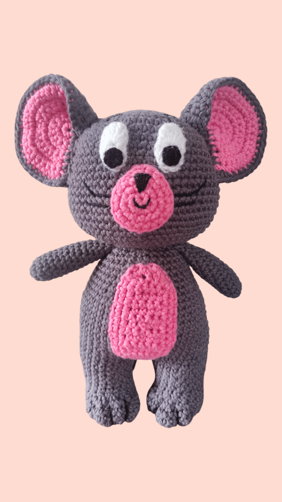 Jerry The Mouse Stuffed Crochet Toy
