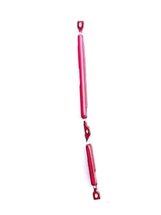 External Outer Power Volume Buttons Side Keys for Itel P36 Pro Red