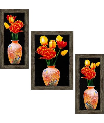Indianara - Floral Painting With Frame