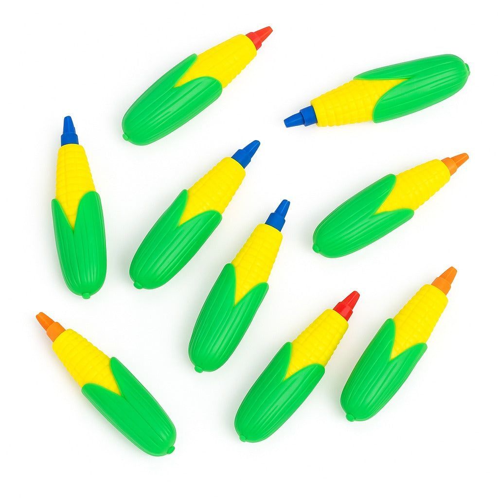 Corn Shaped Mini Crayons for Return Gift/ Party Favour - 10PC - Party and Festive Needs | Buy online on ZillyBuy