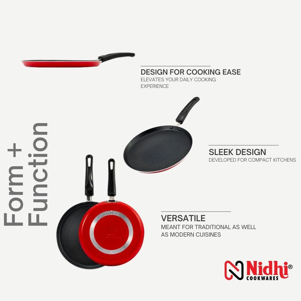 Nidhi Non-Stick Dosa Tawa, 240 Mm, Aluminium