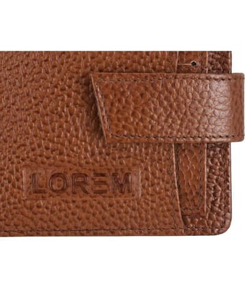 Lorem - Coffee Leather Men's Anti-theft Wallet ( Pack of 1 )