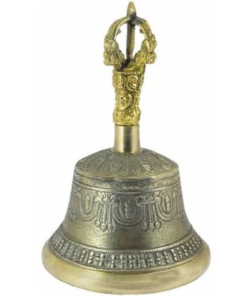DD1 Feng Shui Spiritual Brass Tibetan Singing Bell or Buddhist Meditation Bell
