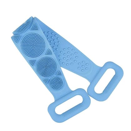 LA'FORTE Silicone Bath Body Brush, 70  Cm Length (Pack of 2) Random Color Supply
