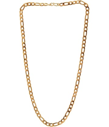 Jewar Mandi Sachin Link Chain Gold Plated Daily Use Stylish Designer Long Use Jewelry for Men & Boys