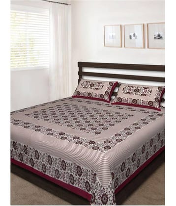 Bombay Spreads Cotton King Bedsheet ( Multi )