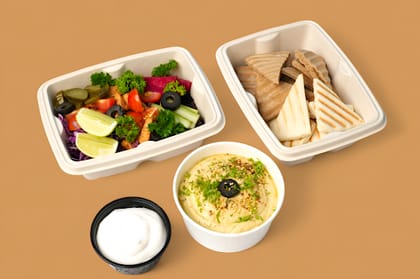 Mediterranean Chicken Hummus Meal