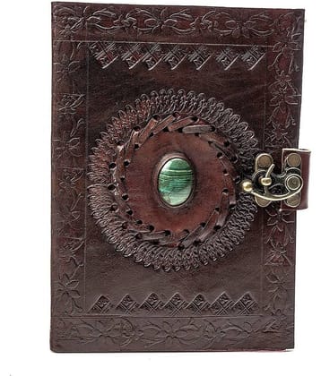 Handcrafted diary Regular Diary Unruled 200 Pages (Brown)