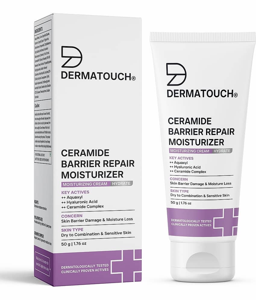 DERMATOUCH Ceramide Barrier Repair Moisturizer | Deep Hydration &amp; Barrier Support | Helps Reduce Moisture Loss | 50g
