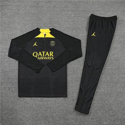 PSG Black & Yellow Training Suit 22 23 Season-M