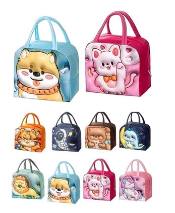 3D Insulated Lunch Box Multicolor – Leak Proof Eco Friendly Lunch Bag for Kids and Adults