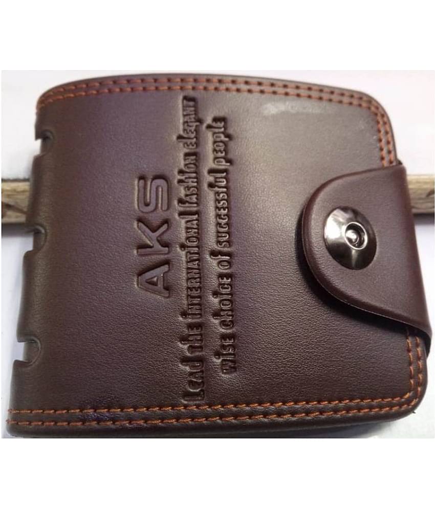 Amor Benison PU Brown Casual Long Wallet