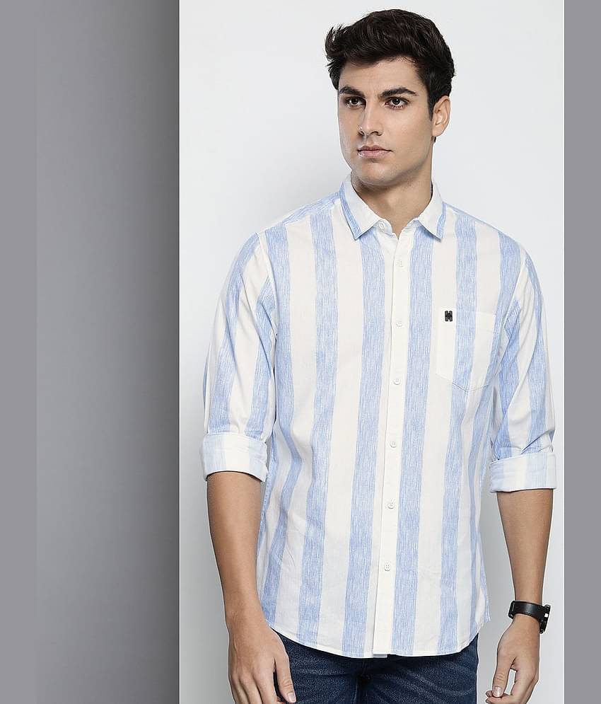 The Indian Garage Co Men Striped Casual Shirt