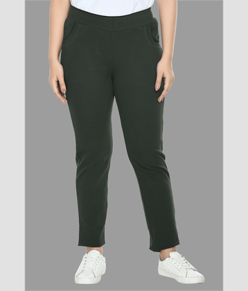 PREEGO - Cotton Blend Slim Fit Red Women's Jeggings ( Pack of 1 )