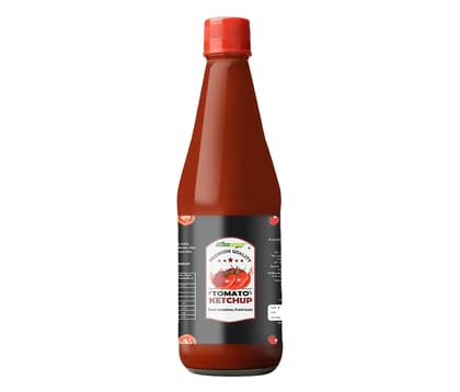 Freshville Tomato Ketchup | Made with Real Fresh Tomatoes | No Artificial Colours | Thick & Tasty Ketchup | 100% Vegetarian | 1kg Bottle