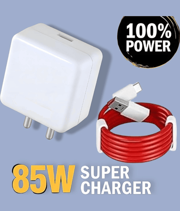 85 Watt supervooc Type-C Wall Charger with 100w Cable – Ultra Fast Charging Adapter  dash charger