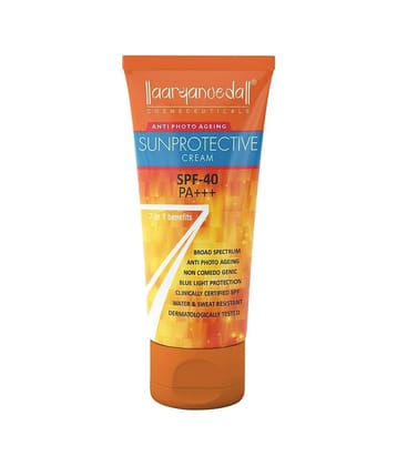 Aaryanveda SPF 40 Sunscreen Gel PA+++ , Broad Spectrum Protection, Oil-Free & Lightweight,60ml (Pack of 1)