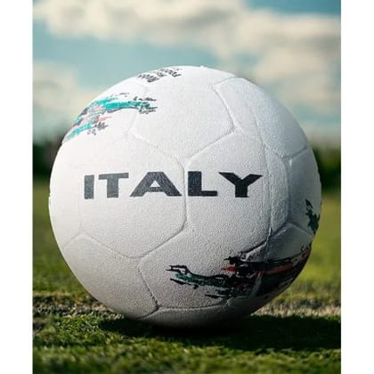 Willage Football Ball Size 5 Rubber Molded Country Multicolor