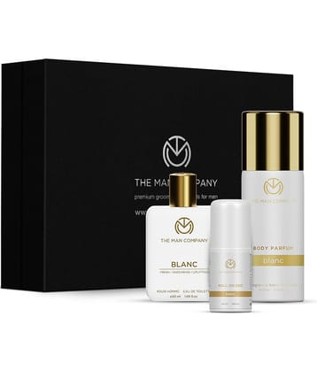 The Man Company Perfume Set of Blanc EDT, Roll-On Deo Deodorant Spray for Men 200 ml ( Pack of 3 )
