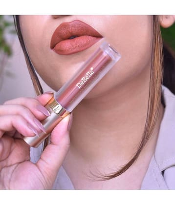 DeBelle Nude Pink Matte Smudge Free Liquid Lipstick ( Pack of 1 )